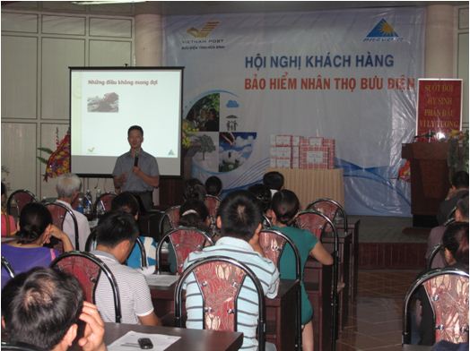 Bưu Điện tỉnh Hòa Bình tổ chức Hội nghị khách hàng Bảo hiểm nhân thọ Bưu điện Prévoir