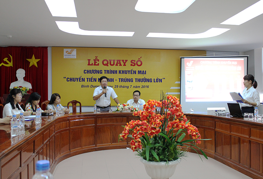  “Chuyển tiền nhanh – Trúng thưởng lớn” với Bưu điện tỉnh Bình Dương