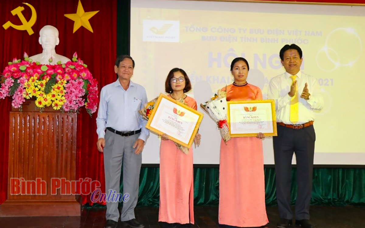 Năm 2021, Bưu điện tỉnh Bình Phước phấn đấu tổng doanh thu đạt gần 170 tỷ đồng