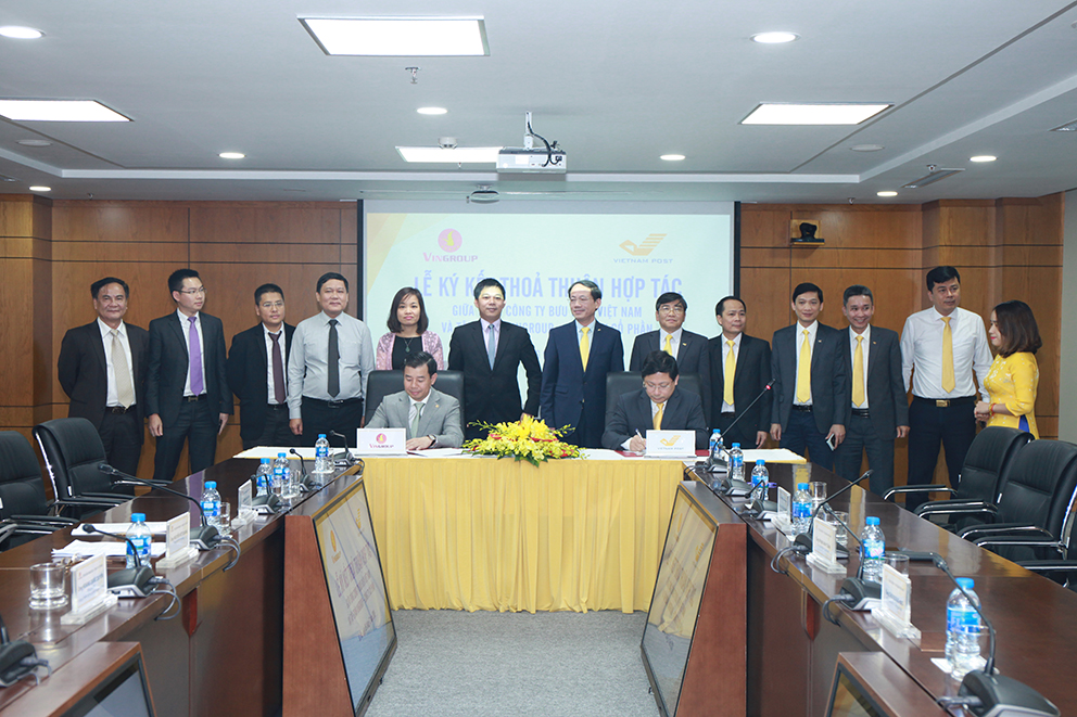 Bưu điện Việt Nam và Vingroup ký thỏa thuận hợp tác trên nhiều lĩnh vực