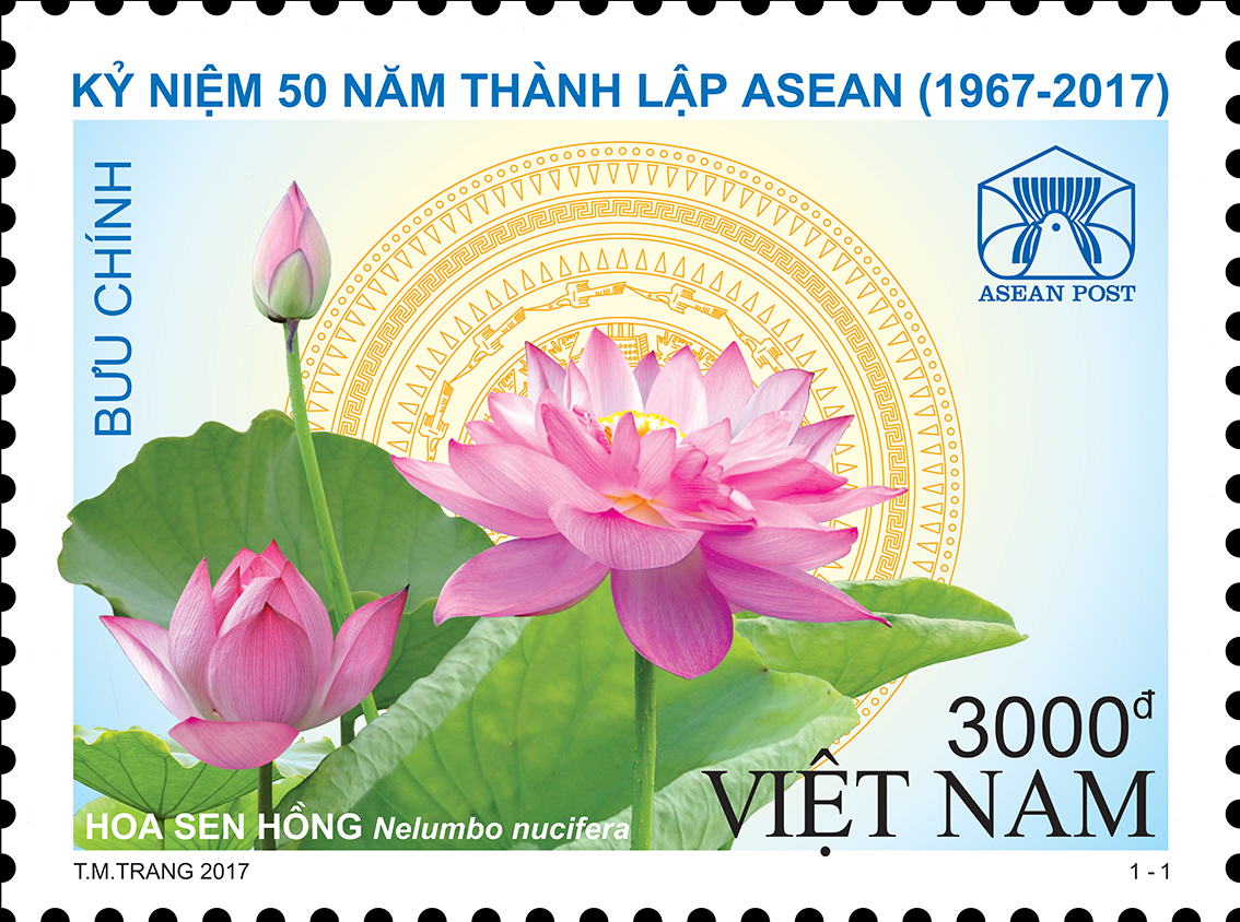 Giới thiệu bộ tem “Kỷ niệm 50 năm thành lập ASEAN (1967-2017)”