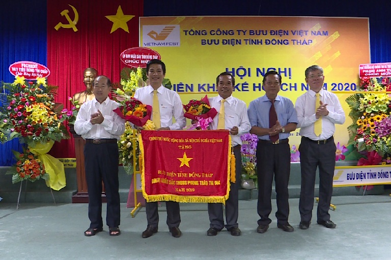 Bưu điện Đồng Tháp dẫn đầu đơn vị xuất sắc hoàn thành nhiệm vụ năm 2019