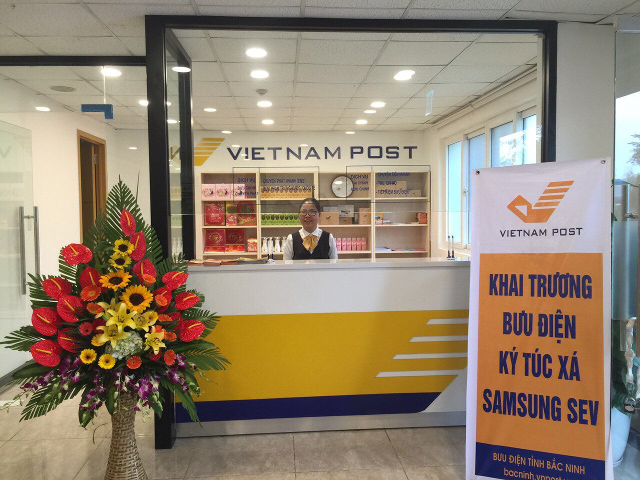 Khai trương Bưu cục Ký túc xá SamSung SEV tại Bắc Ninh