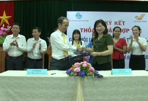 Hội LHPN tỉnh phối hợp với Bưu điện tỉnh Gia Lai tổ chức lễ ký kết thỏa thuận hợp tác