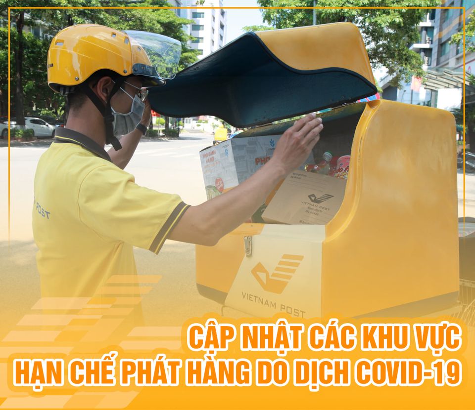 Thêm kênh hỗ trợ xử lý đơn hàng và tra cứu khu vực hạn chế phát hàng do ảnh hưởng của dịch Covid-19
