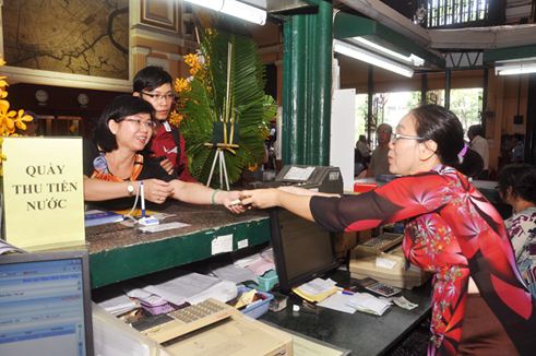 Bưu Điện TP. Hồ Chí Minh mở dịch vụ thu hộ tiền nước