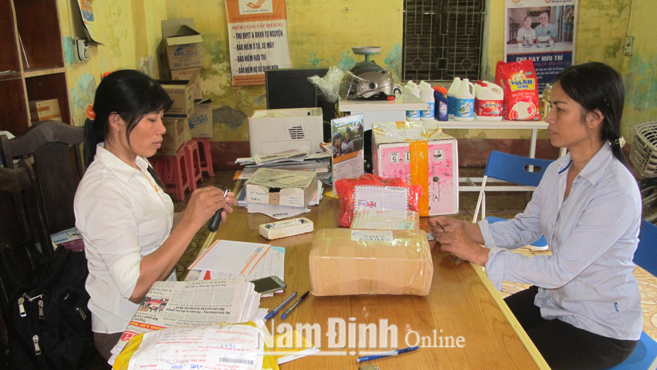 Nam Định: Nâng cao hiệu quả dịch vụ bưu chính công ích