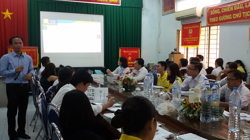 Bưu điện Bến Tre tập huấn sản phẩm bảo hiểm An sinh Bưu điện