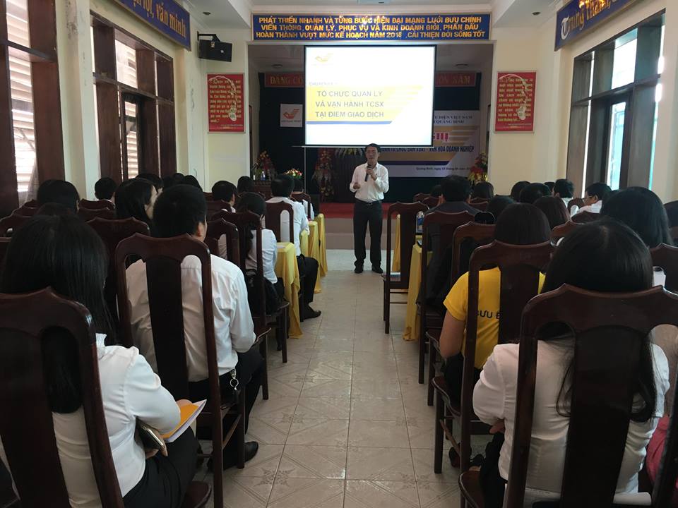 Bưu điện tỉnh Quảng Bình tổ chức tập huấn tổ chức sản xuất 2018