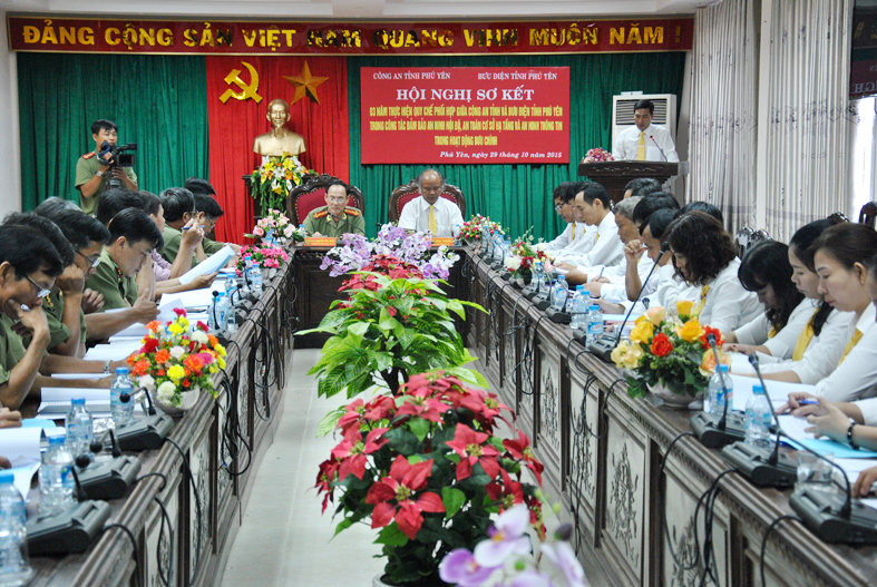 Phú Yên: Sơ kết 03 năm thực hiện Quy chế phối hợp giữa Công an và Bưu điện