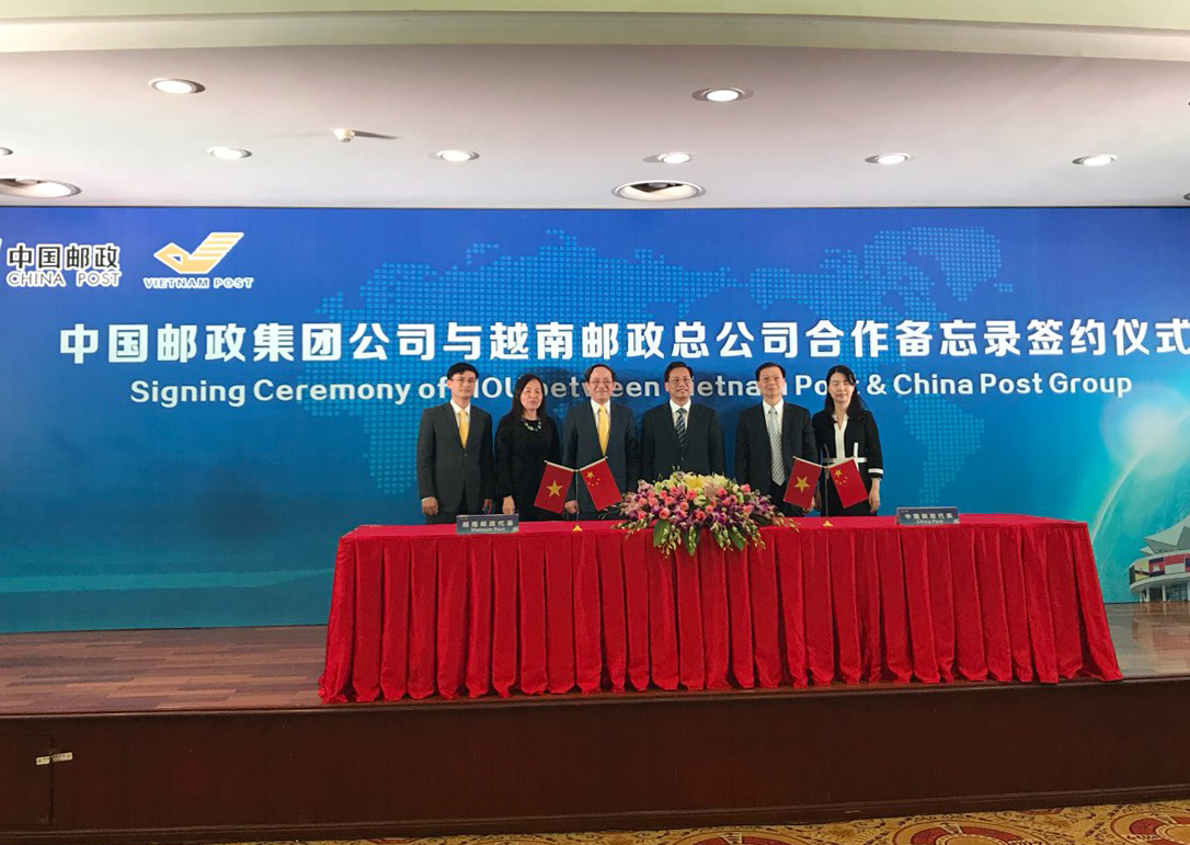 Vietnam Post and China Post promote the development of delivery service.