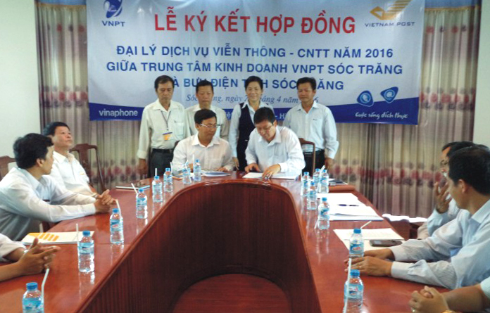 Bưu điện tỉnh và Trung tâm kinh doanh VNPT Sóc Trăng mở rộng hợp tác