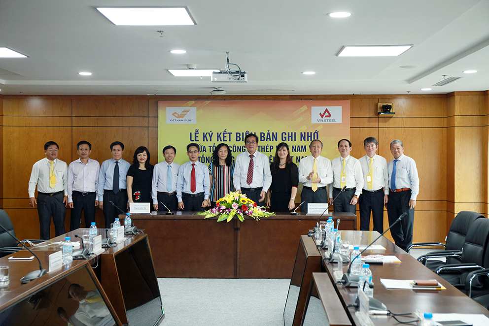 Bưu điện Việt Nam và Tổng công ty Thép Việt Nam hợp tác trên nhiều lĩnh vực