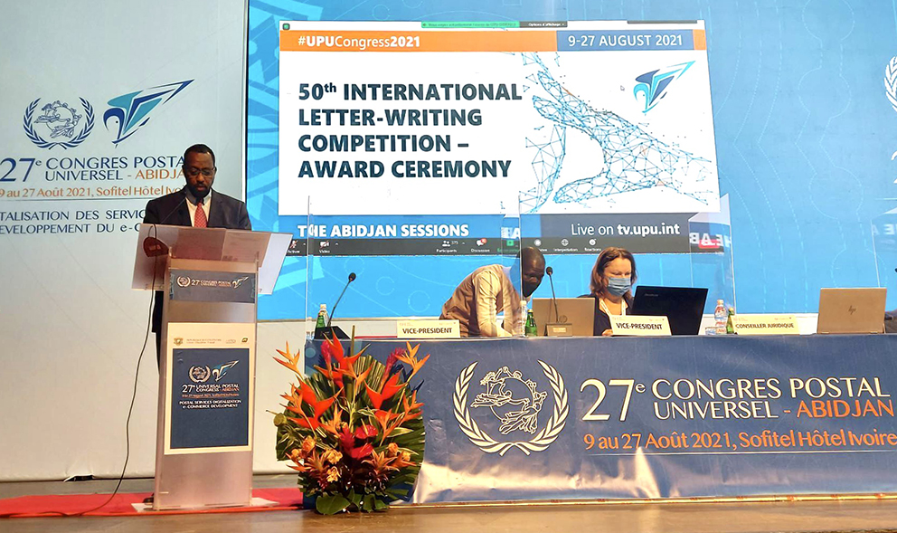 Vietnamese pupil won the Third prize of the 50th UPU International Letter Writing Contest