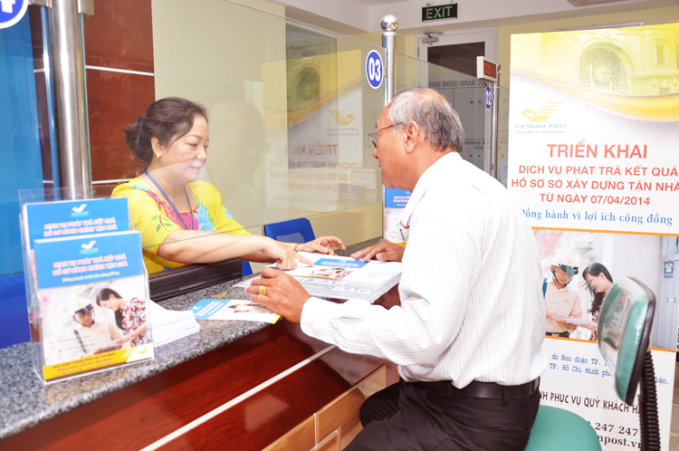 Bưu điện TP. Hồ Chí Minh mở dịch vụ chuyển phát kết quả hồ sơ xây dựng