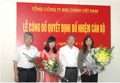 Bưu chính Việt Nam bổ nhiệm cán bộ