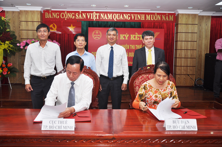 Bưu điện TP. Hồ Chí Minh thí điểm thu thuế cho ngành Thuế