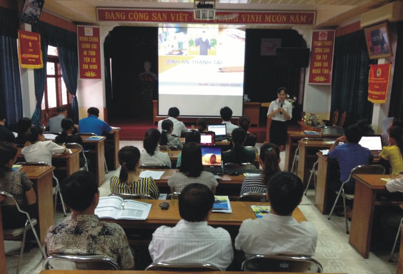 Bưu điện tỉnh Điện Biên tổ chức tập huấn giới thiệu sản phẩm BHNT Bình An Thành Tài