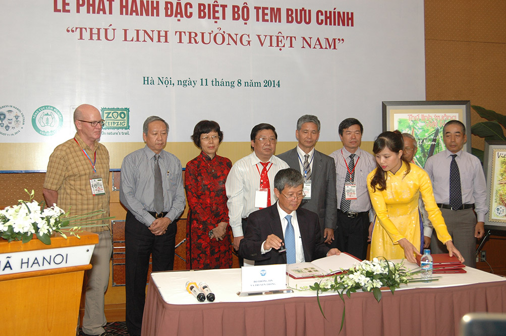 Phát hành đặc biệt bộ tem “Thú linh trưởng Việt Nam”