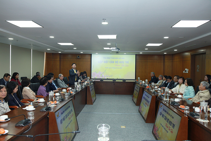 Gặp mặt cán bộ hưu trí khối cơ quan Tổng công ty nhân dịp đón Xuân Tân Sửu 2021