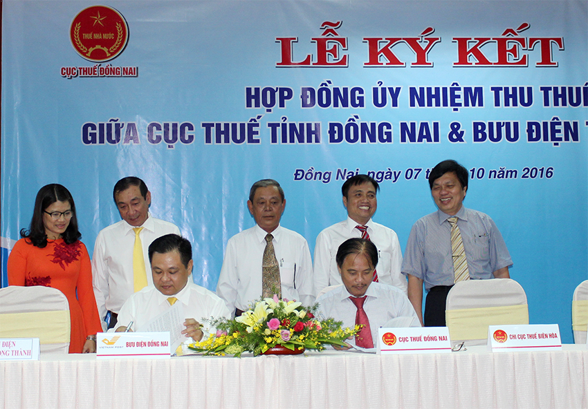 Bưu điện tỉnh Đồng Nai thí điểm ủy nhiệm thu thuế