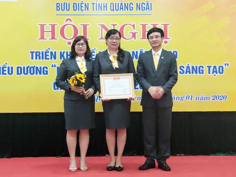 Bưu điện tỉnh Quảng Ngãi: Biểu dương 03 tập thể và 18 cá nhân “Lao động giỏi - Lao động sáng tạo” giai đoạn 2015-2020