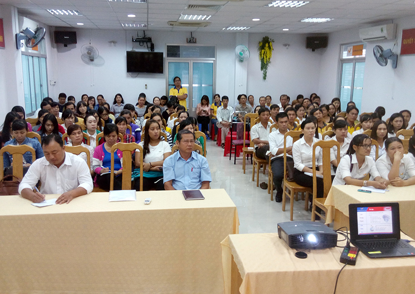 Bưu điện tỉnh An Giang tập huấn dịch vụ Bảo hiểm nhân thọ mới