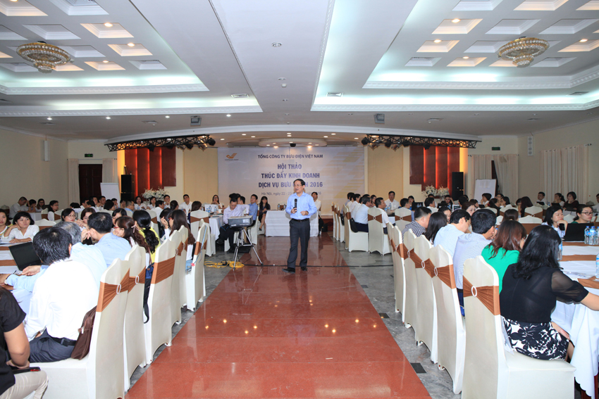 Thúc đẩy kinh doanh dịch vụ bưu chính 2016