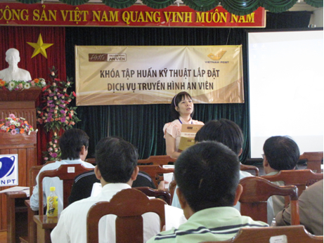 Hội nghị tập huấn “Kỹ thuật lắp đặt dịch vụ truyền hình AVG” tại Bưu Điện tỉnh Bình Phước