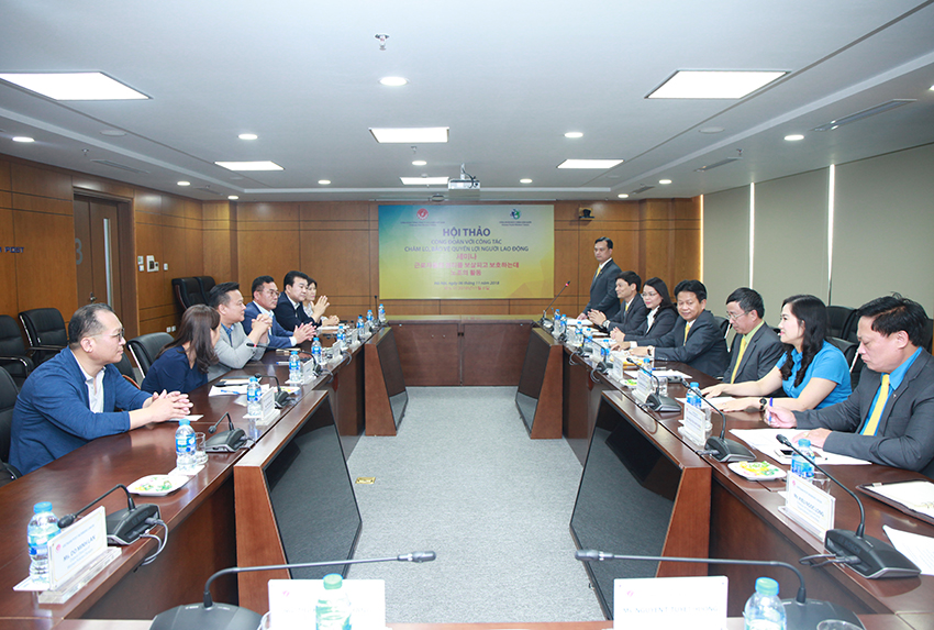 Công đoàn Tổng công ty Bưu điện Việt Nam tiếp và làm việc với Công đoàn Bưu chính Hàn Quốc 