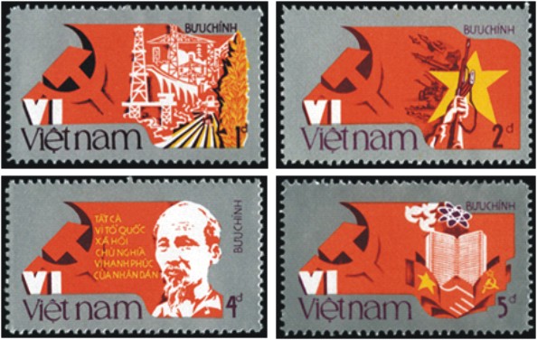 Tem Bưu chính Việt Nam qua các kỳ Đại hội Đảng cộng sản Việt Nam