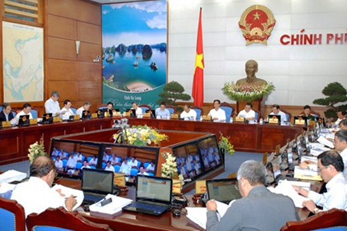 Thông cáo báo chí về phiên họp Chính phủ thường kỳ tháng 4/2014