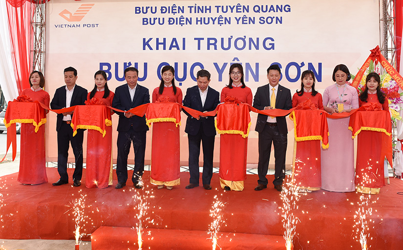 Tuyên Quang: Khai trương điểm Bưu cục Yên Sơn