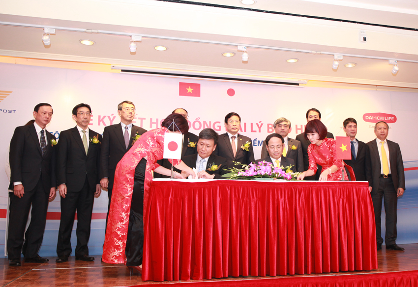 Bưu điện Việt Nam làm đại lý bảo hiểm nhân thọ độc quyền cho Dai-ichi Việt Nam