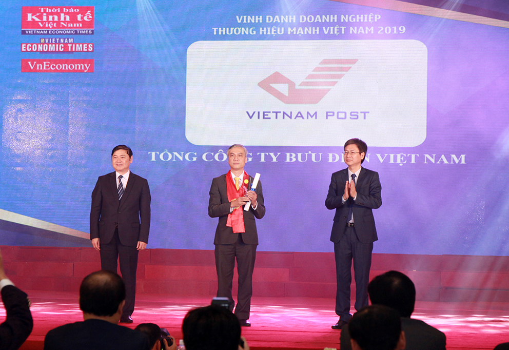 Bưu điện Việt Nam được tôn vinh Thương hiệu Mạnh Việt Nam năm 2018