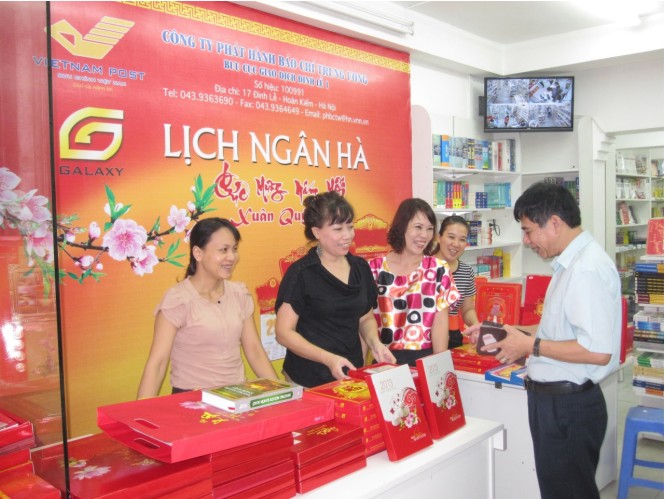 Bưu điện Việt Nam chính thức tham gia thị trường Lịch năm 2014