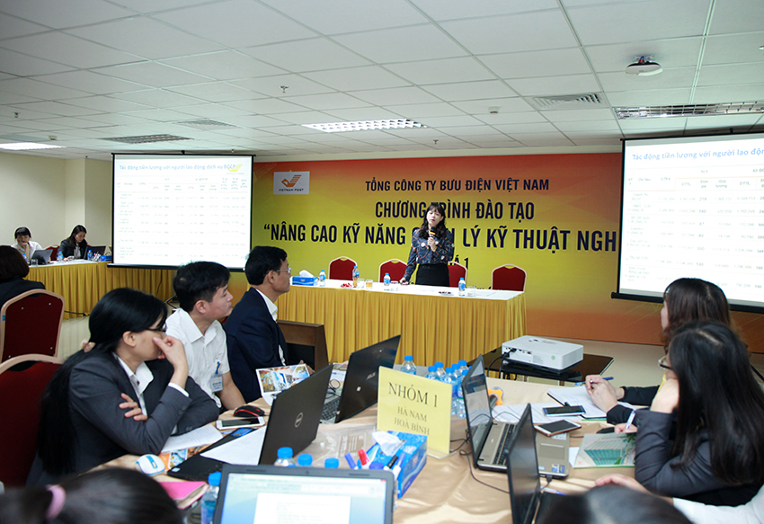 Bưu điện Việt Nam tổ chức đào tạo nâng cao kỹ năng quản lý kỹ thuật nghiệp vụ năm 2019