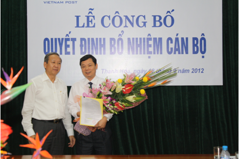 Bổ nhiệm Giám đốc Bưu Điện tỉnh Thanh Hoá, Điện Biên, Nghệ An