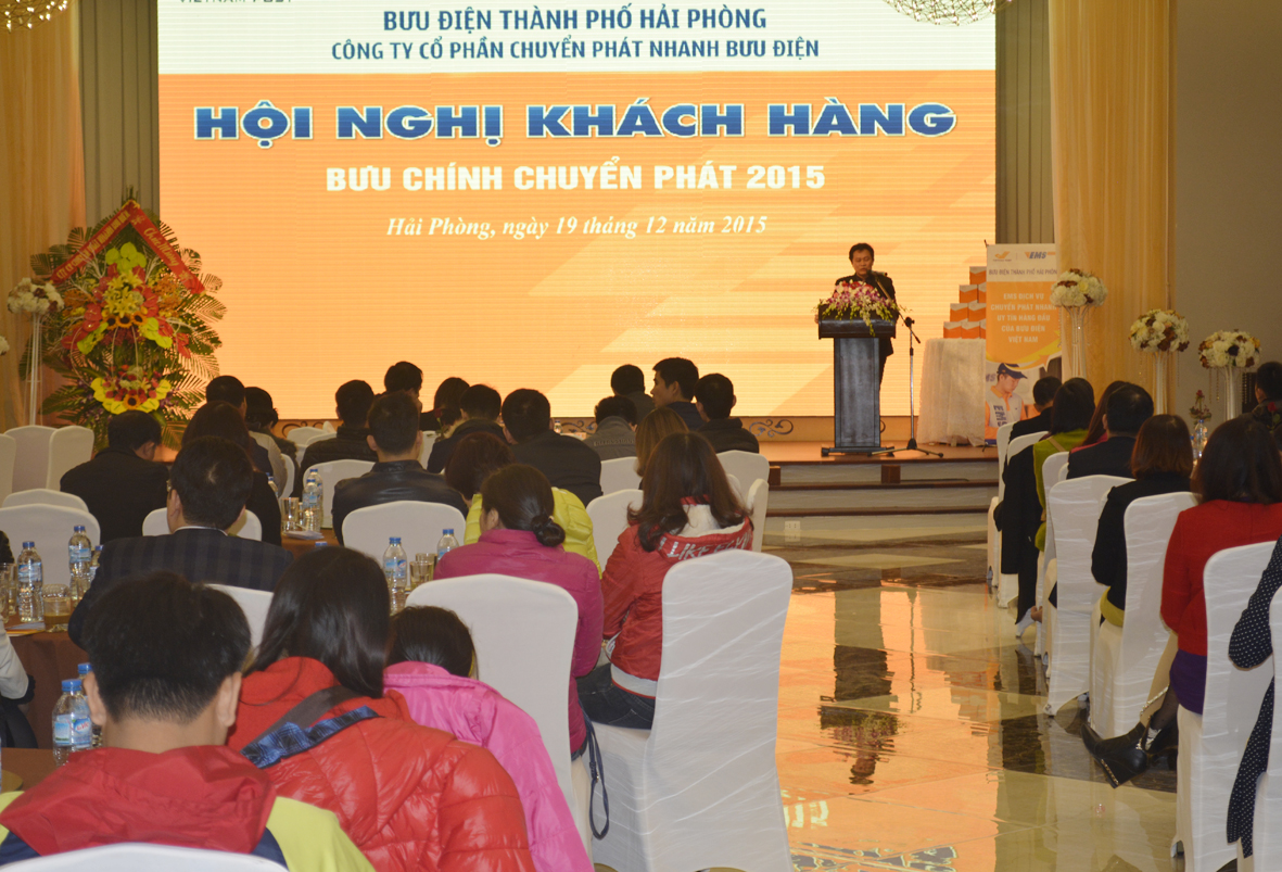 Hải Phòng tổ chức Hội nghị khách hàng Bưu chính chuyển phát năm 2015