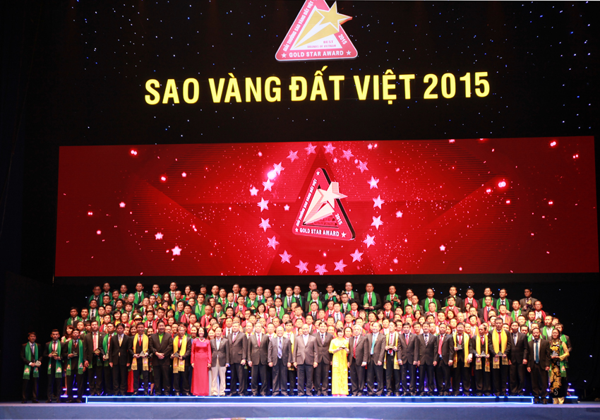Bưu điện Việt Nam vào Top 100 Sao Vàng đất Việt 2015