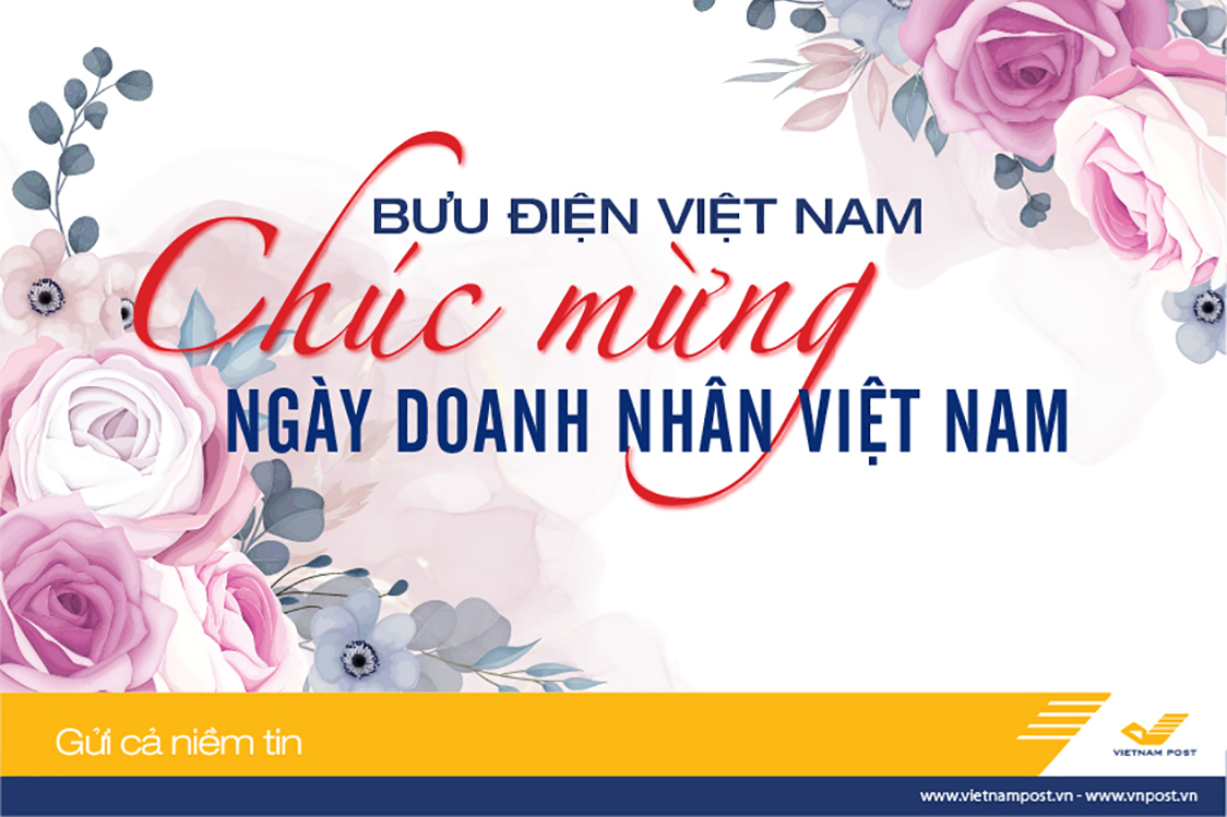 Bưu điện Việt Nam chúc mừng ngày Doanh nhân Việt Nam!