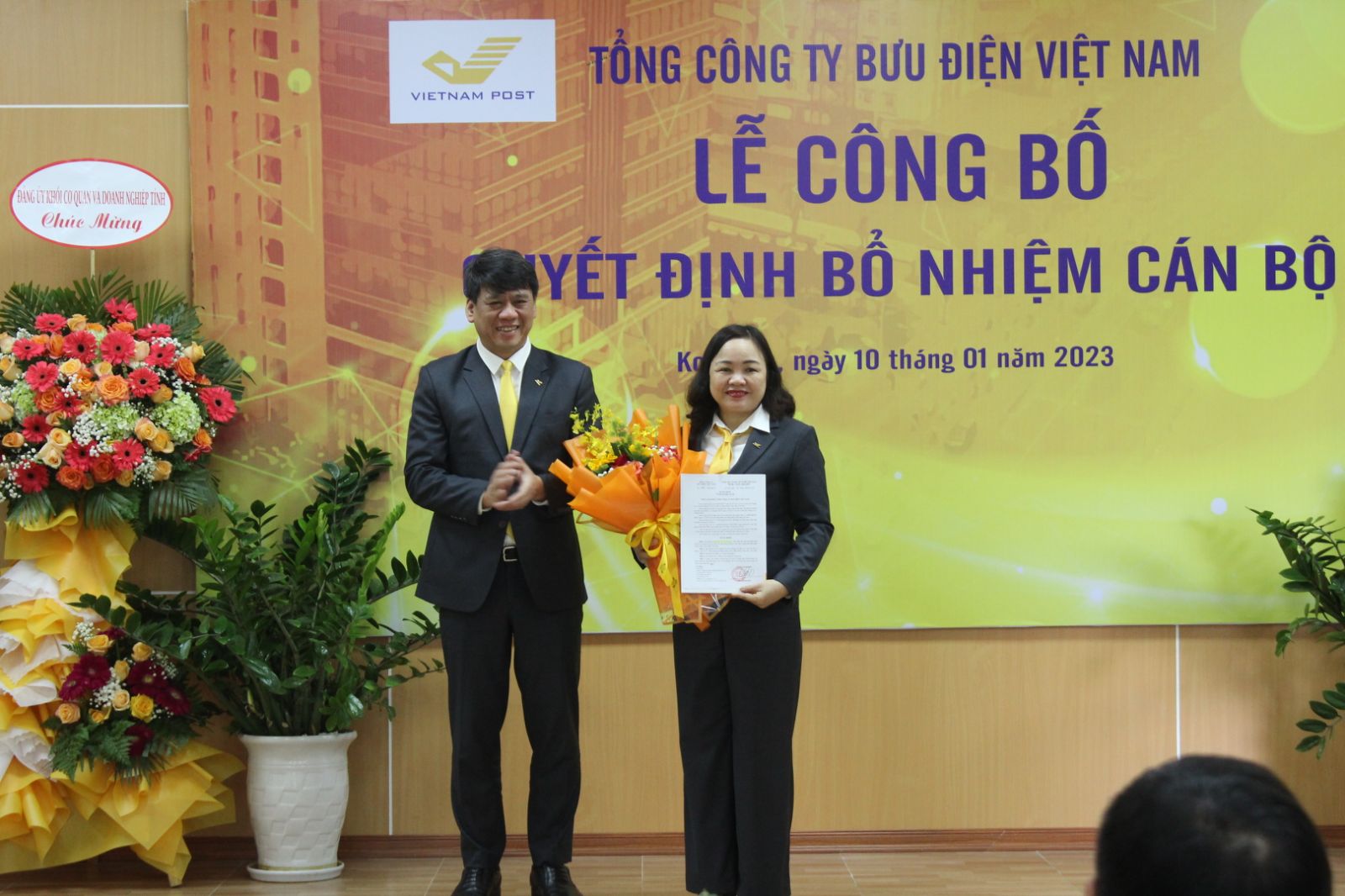 Bổ nhiệm Giám đốc Bưu điện tỉnh Kon Tum