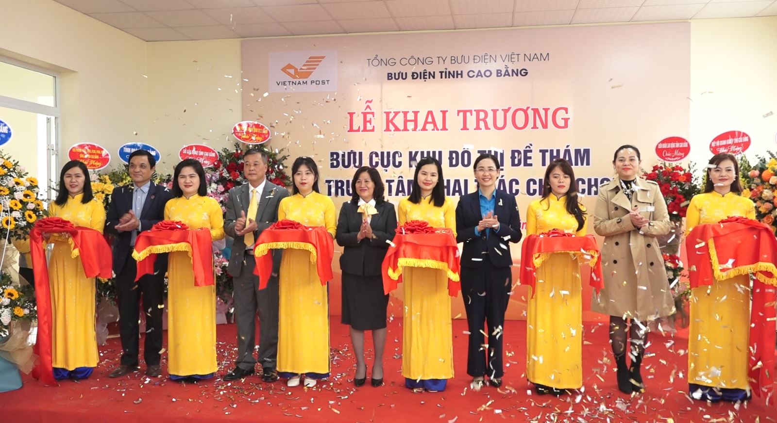 Bưu điện tỉnh Cao Bằng: Khai trương Bưu cục Khu đô thị Đề Thám và Trung tâm khai thác chia chọn