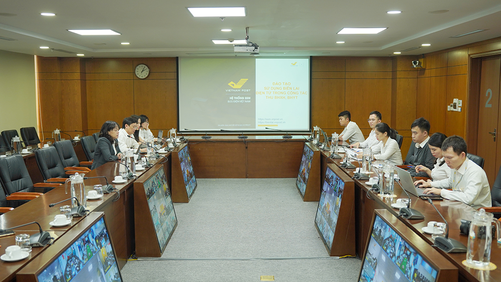 Vietnam Post tổ chức hướng dẫn triển khai Biên lai điện tử trong công tác thu BHXH, BHYT