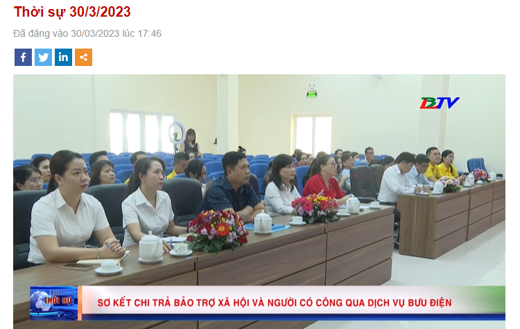 Tổng hợp báo chí ngành Bưu điện ngày 31/03/2023