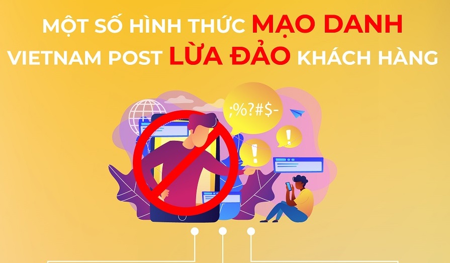 [Inforgraphic] Chủ động phòng tránh các thủ đoạn giả mạo Bưu điện để lừa đảo
