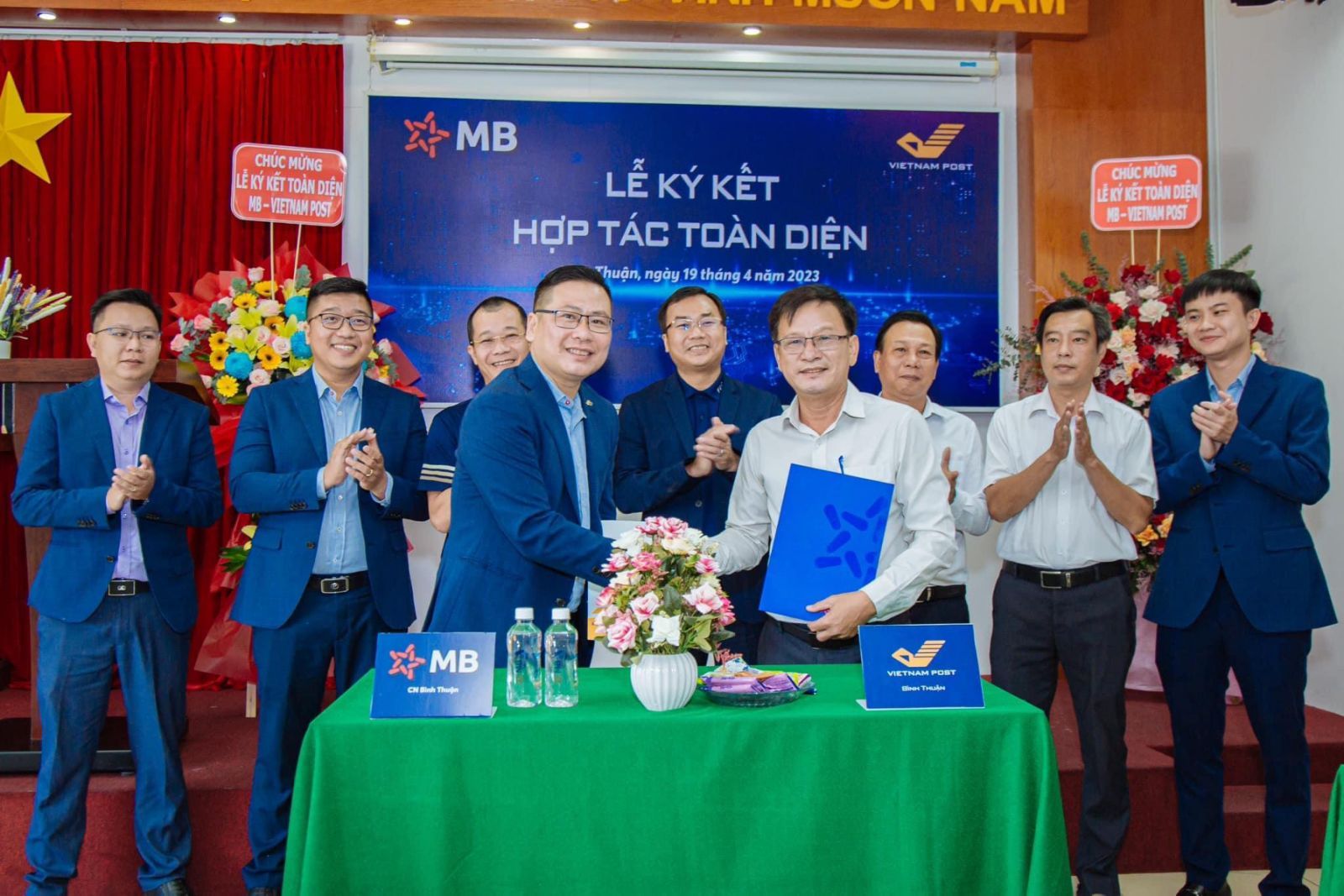 Bưu điện tỉnh và MB Bình Thuận ký thỏa thuận hợp tác toàn diện