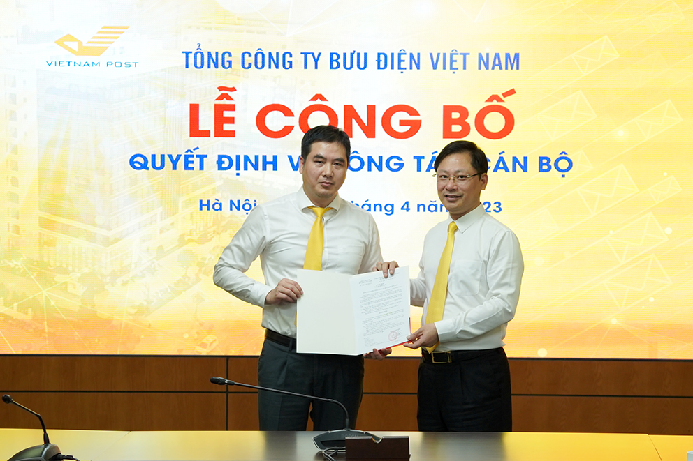 Bổ nhiệm Phó Trưởng Ban Dịch vụ Tài chính Bưu chính