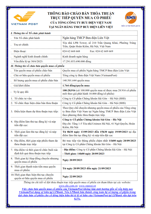 6. Tb Chao Ban Thoa Thuan Quyen Mua Vn Post 001