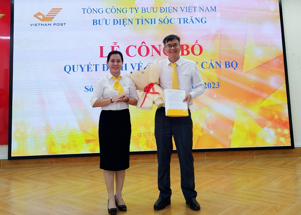 Bổ nhiệm Phó Giám đốc Bưu điện tỉnh Sóc Trăng